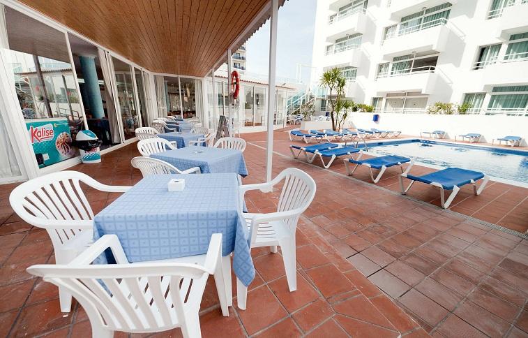 Apartamentos Vibra Tivoli Playa d'en Bossa Ristorante foto